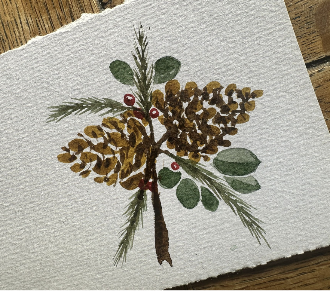 Watercolour painting class for adults & child – 7.15pm – 8.45pm